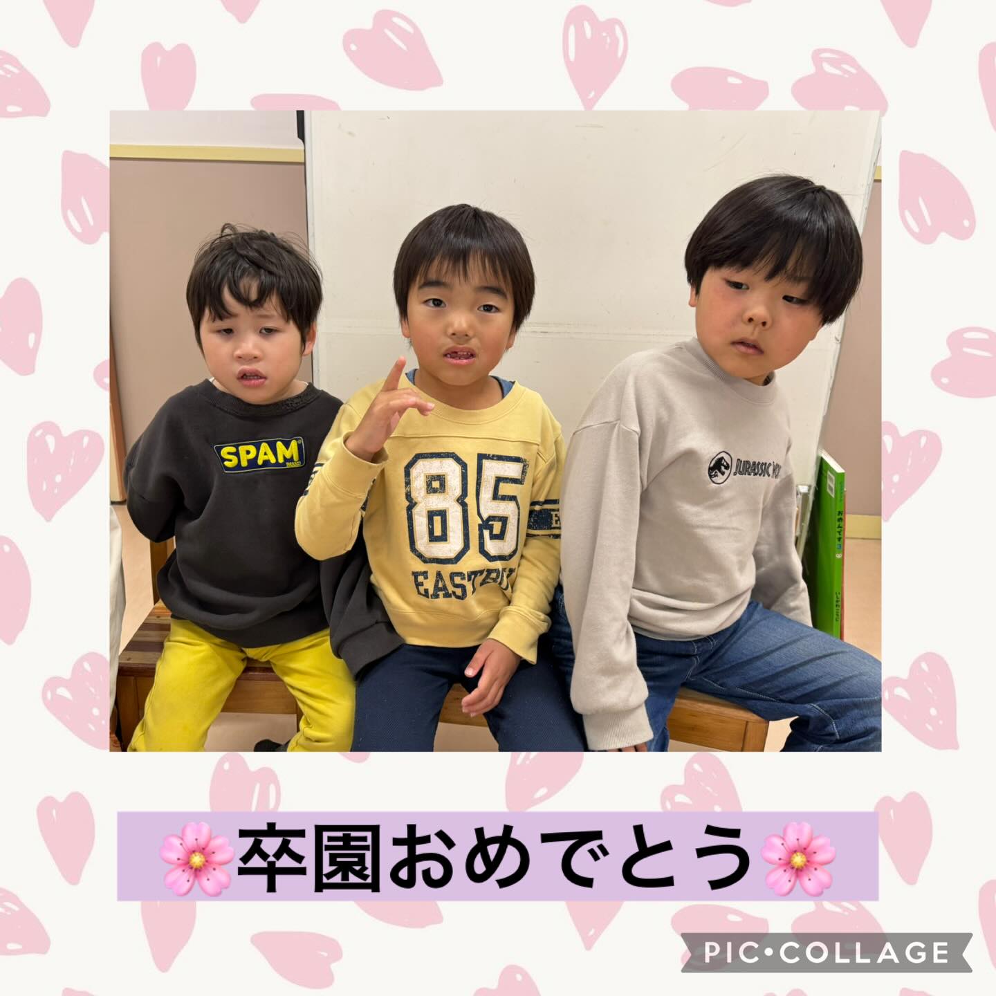 ⛰️年長さんは4名!ご卒園おめでとう