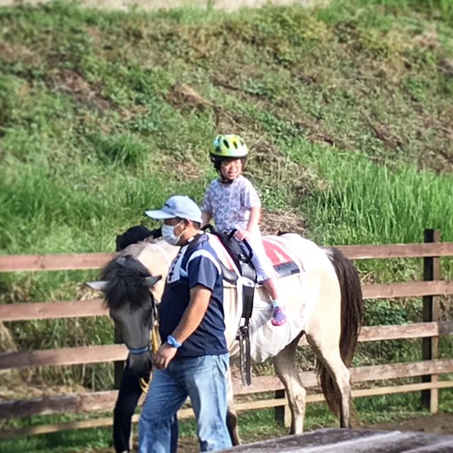夏休み 乗馬体験